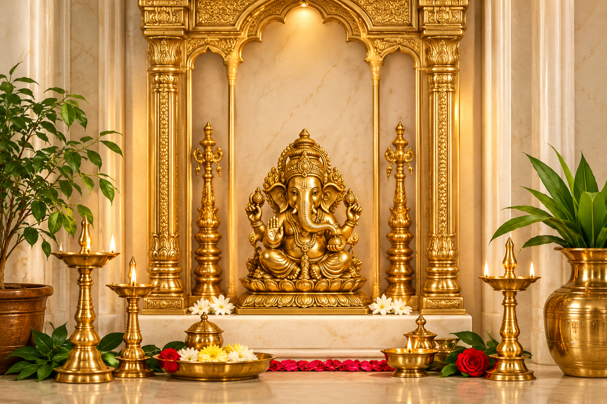 Beautiful home mandir