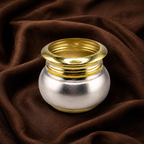 Pure Silver Kalash Sindoor Dibbi | Traditional Kumkum Box for Puja & Bridal Rituals
