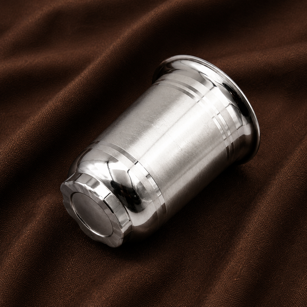 Silver Glass | Pure Silver Water Cup | Silver Tumbler | Silver Cup for Baby