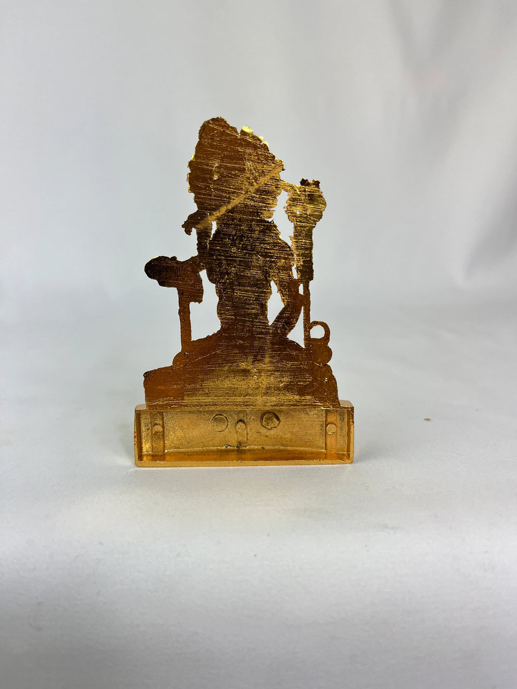 Lord Shiva Gold Plated Statue - Idol for Pooja, Car Dashboard, Home, Office Décor, Gifting Decorative Showpiece