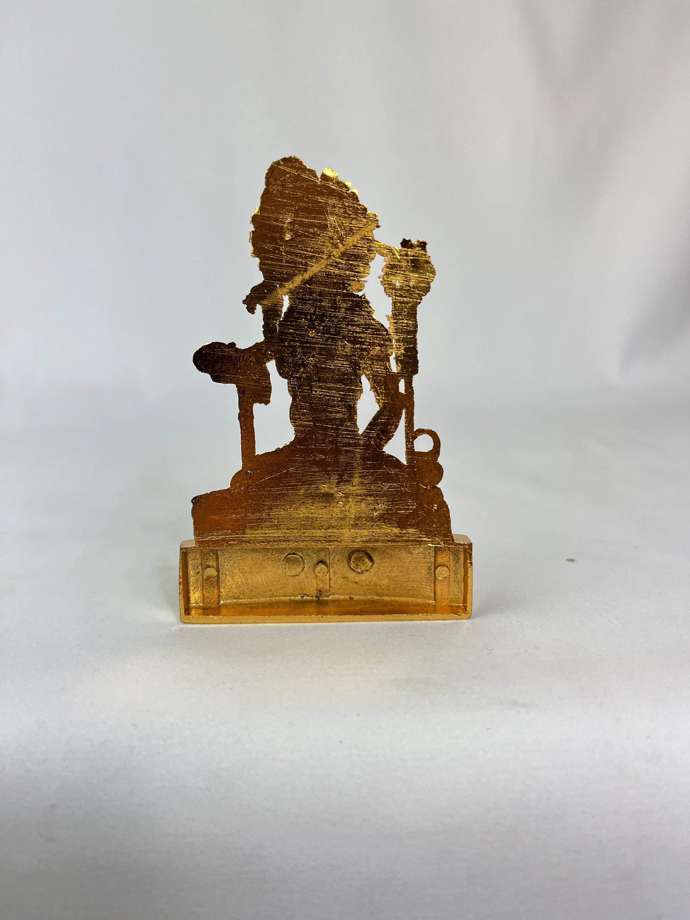 Lord Shiva Gold Plated Statue - Idol for Pooja, Car Dashboard, Home, Office Décor, Gifting Decorative Showpiece
