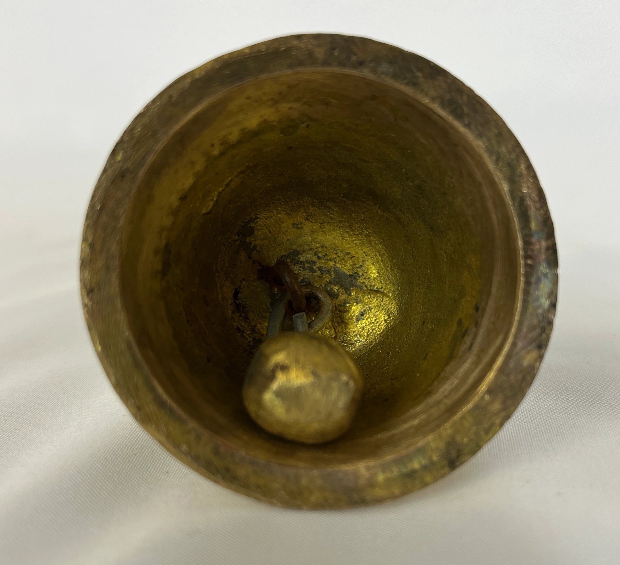 Brass Hanging Bell with Chain | Brass Temple Bell | Indian Chain Bell | Brass Hanging Ghanti | Indian Temple Decor
