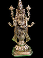 Brass Lord Tirupati Balaji Idol | Brass Lord Venkateswara Swami Murti