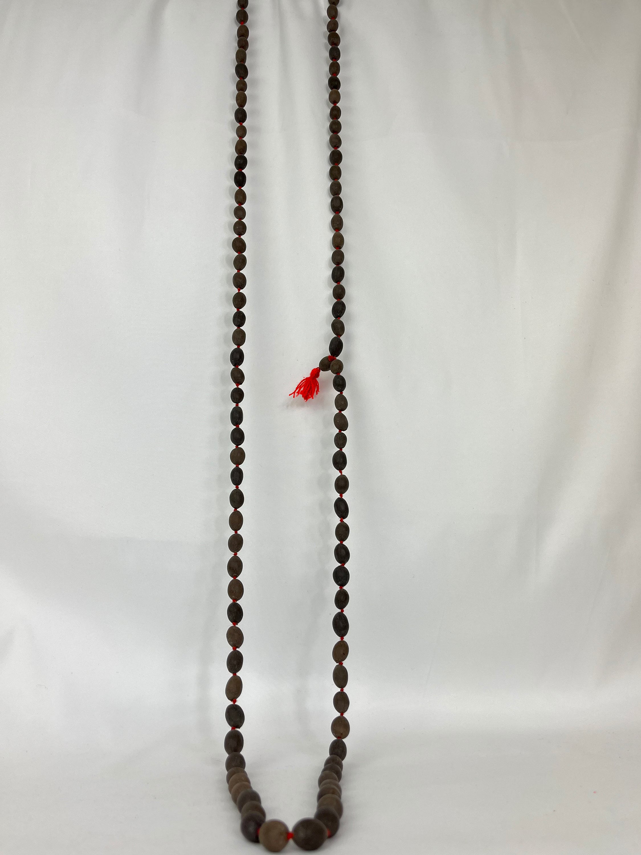 108 Bead Lotus Seed Mala | Sacred Prayer Rosary Japa Beads | Kamalgatta Mala