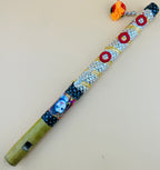 Bamboo Flute | Janmastami Kanhaji Basuri | Bamboo Flute Decorative Handmade Piccolo Bamboo Birthday Gifts, Janmastami Kanhaji Basuri