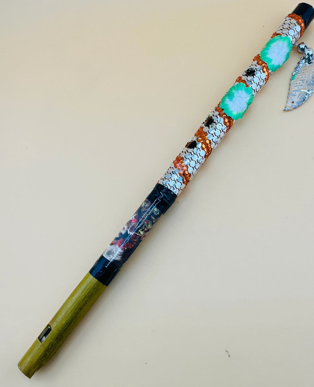 Bamboo Flute | Janmastami Kanhaji Basuri | Bamboo Flute Decorative Handmade Piccolo Bamboo Birthday Gifts, Janmastami Kanhaji Basuri