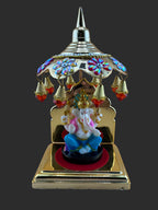 Lord Ganesha Idol with umbrella Ganesh Ji Ki Murti Ganpati Statue for Home Living Room Showpiece Chatra Ganesh Idol Indian festivals gift