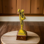 Standing Brass Hanuman blessing for home and office decor