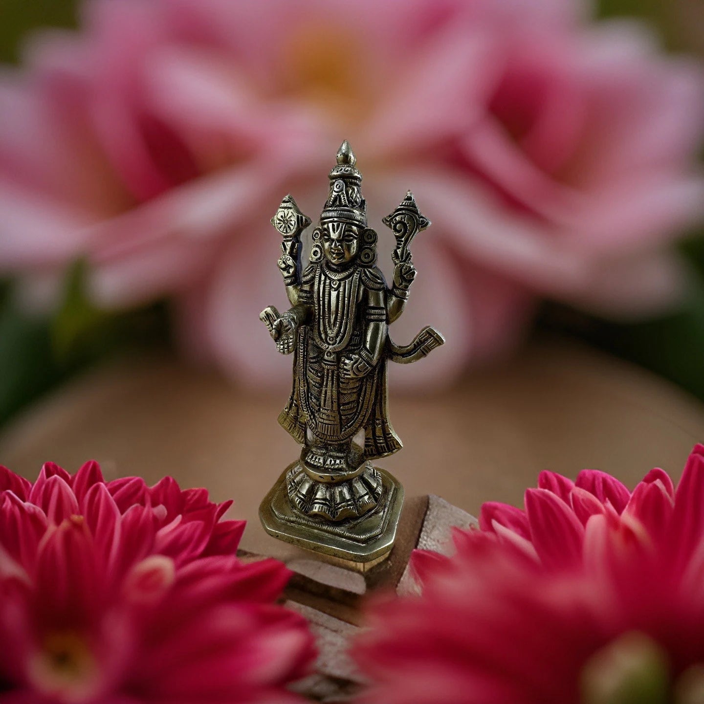 Brass Lord Tirupati Balaji Idol | Brass Lord Venkateswara Swami Murti