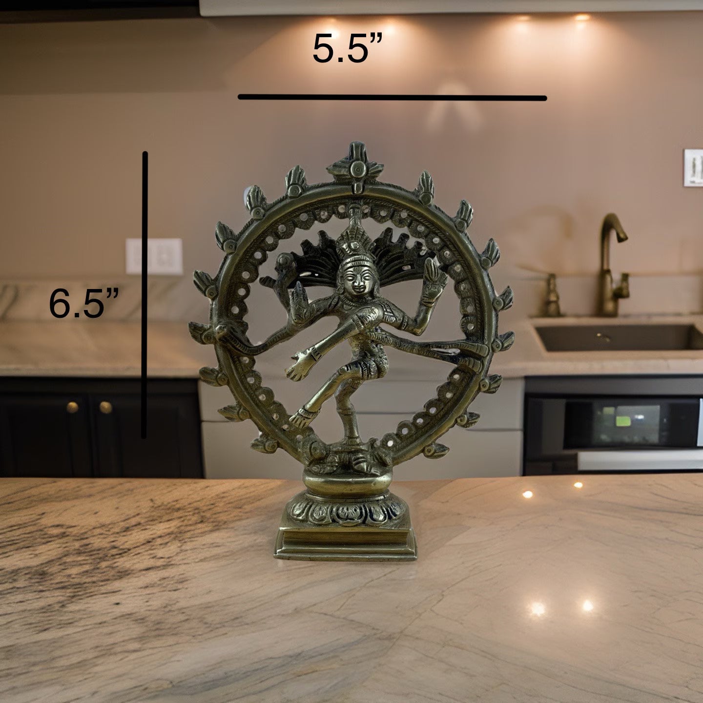 Brass Dancing Nataraja Murti | Hindu God Shiva Shankar Idol | Brass Dancing Lord Shiva Idol | Brass Natraj Natraja