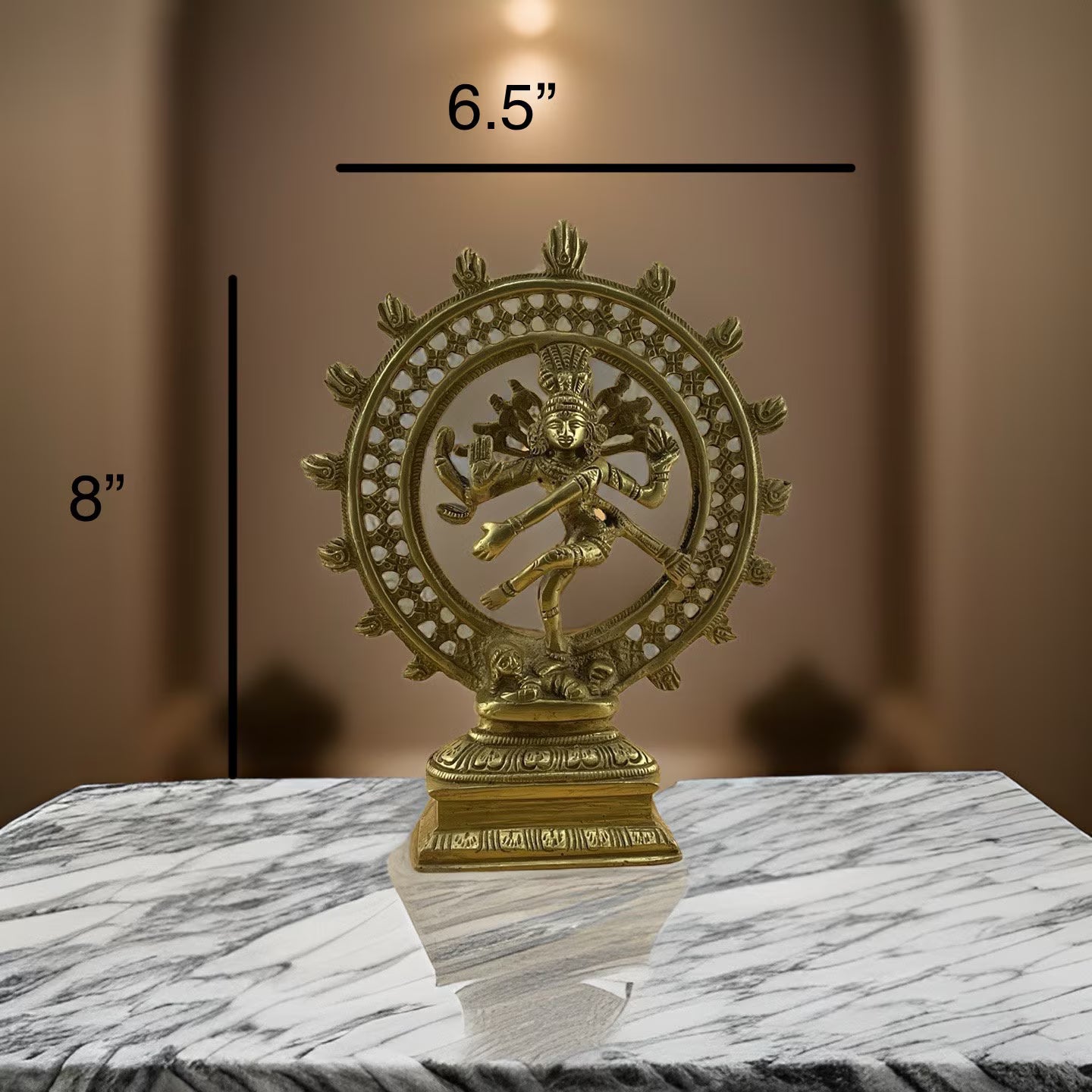 Brass Dancing Nataraja Murti | Hindu God Shiva Shankar Idol | Brass Dancing Lord Shiva Idol | Brass Natraj Natraja