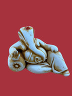 Hindu Lord Ganesha Idol Statue for Car Dashboard Decor India God Figurine Home Mandir Ganpati Elephant Buddha for Office, festival gift item