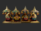Lord Ganesha Idol with umbrella Ganesh Ji Ki Murti Ganpati Statue for Home Living Room Showpiece Chatra Ganesh Idol Indian festivals gift
