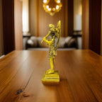 Standing Brass Hanuman blessing for home and office decor