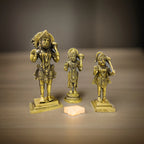 Standing Brass Hanuman blessing for home and office decor