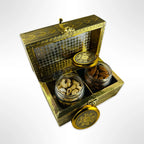 Royal Golden Minakari Snack Box: Exquisite Handcrafted Dry Fruit and Snack Storage