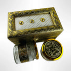 Royal Golden Minakari Snack Box: Exquisite Handcrafted Dry Fruit and Snack Storage