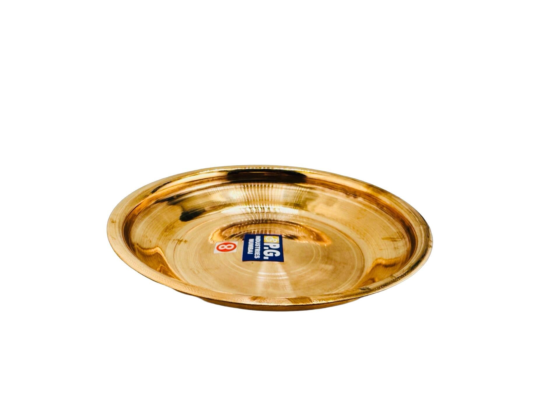 Pure Copper Puja Thali | Copper Tamhan | Copper Plate | Copper Aarti Thali