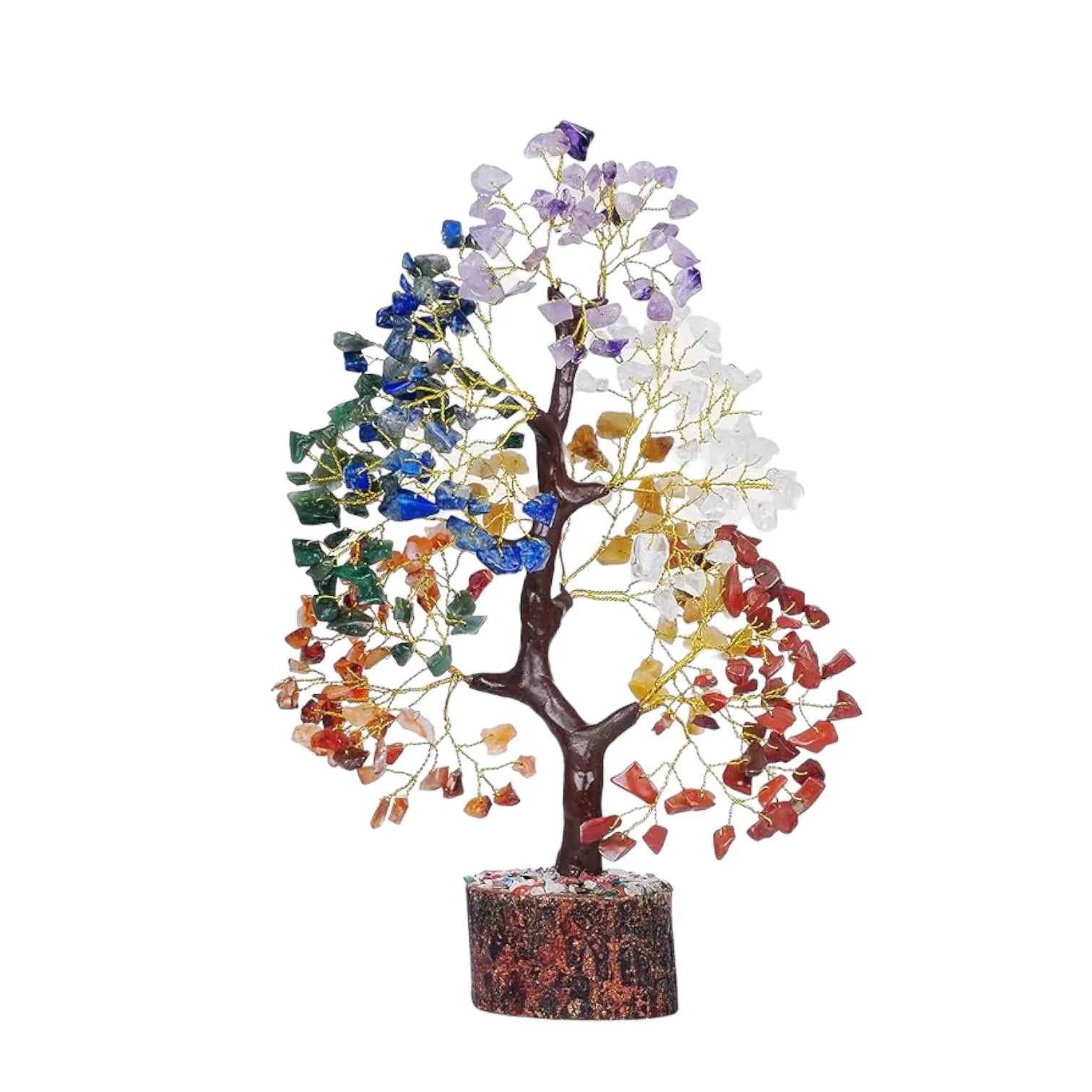 Crystal Tree for Positive Energy, Meditation Accessories | Fung Shui Décor | Crystal Decor Gift | Natural Crystal Stone | Colourful stone