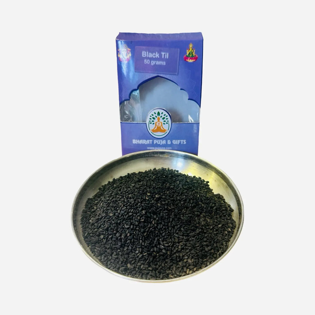 Black Sesame Seeds for Shani Puja | Black Til| Natural Kaala Til for Puja Indian Origin (50 gm)