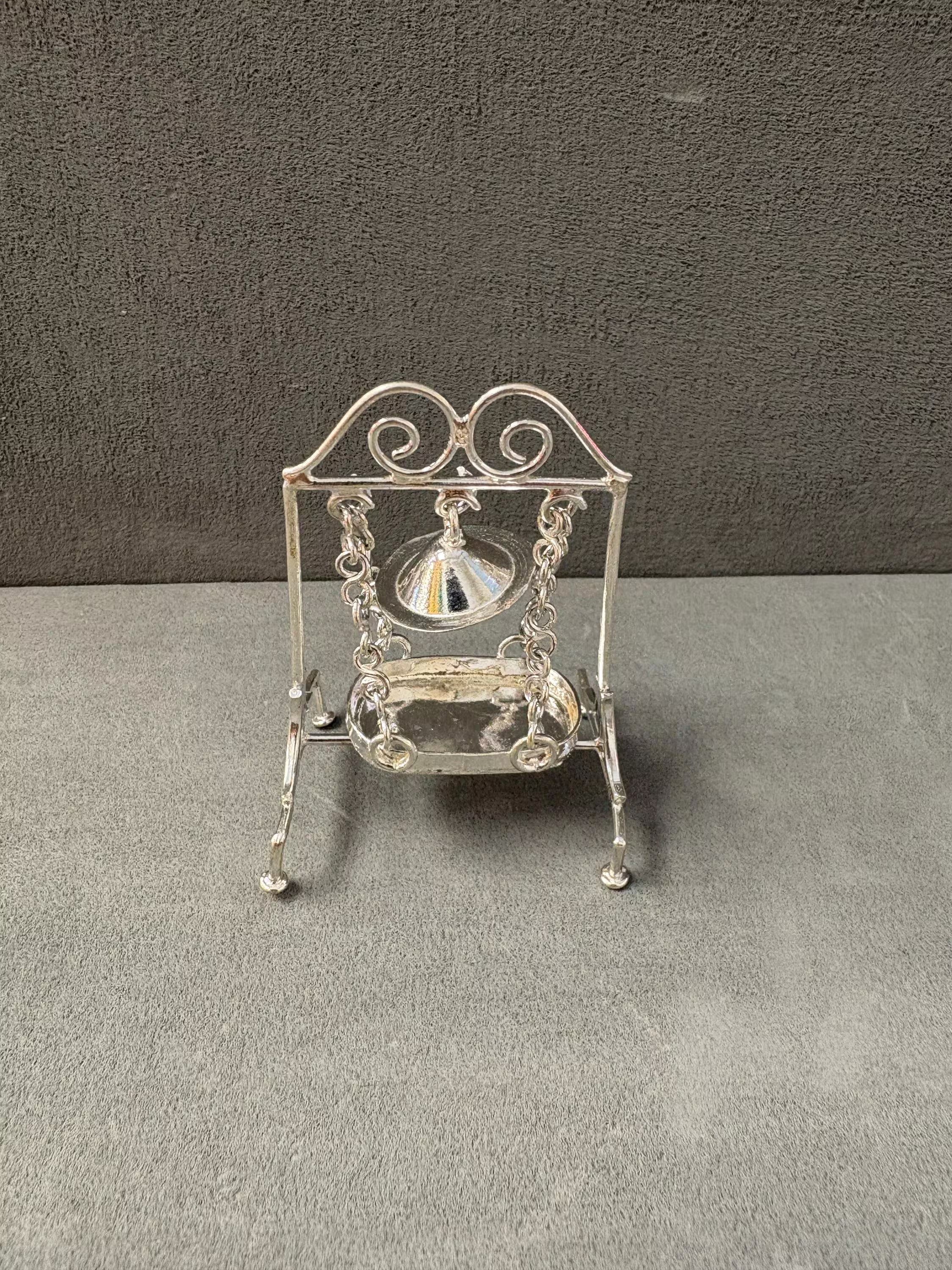 Sterling Silver Baby Krishna Zhula | Laddu Gopal Jhula | Silver Gift | Silver Krishna Zhula | Krishna Swing