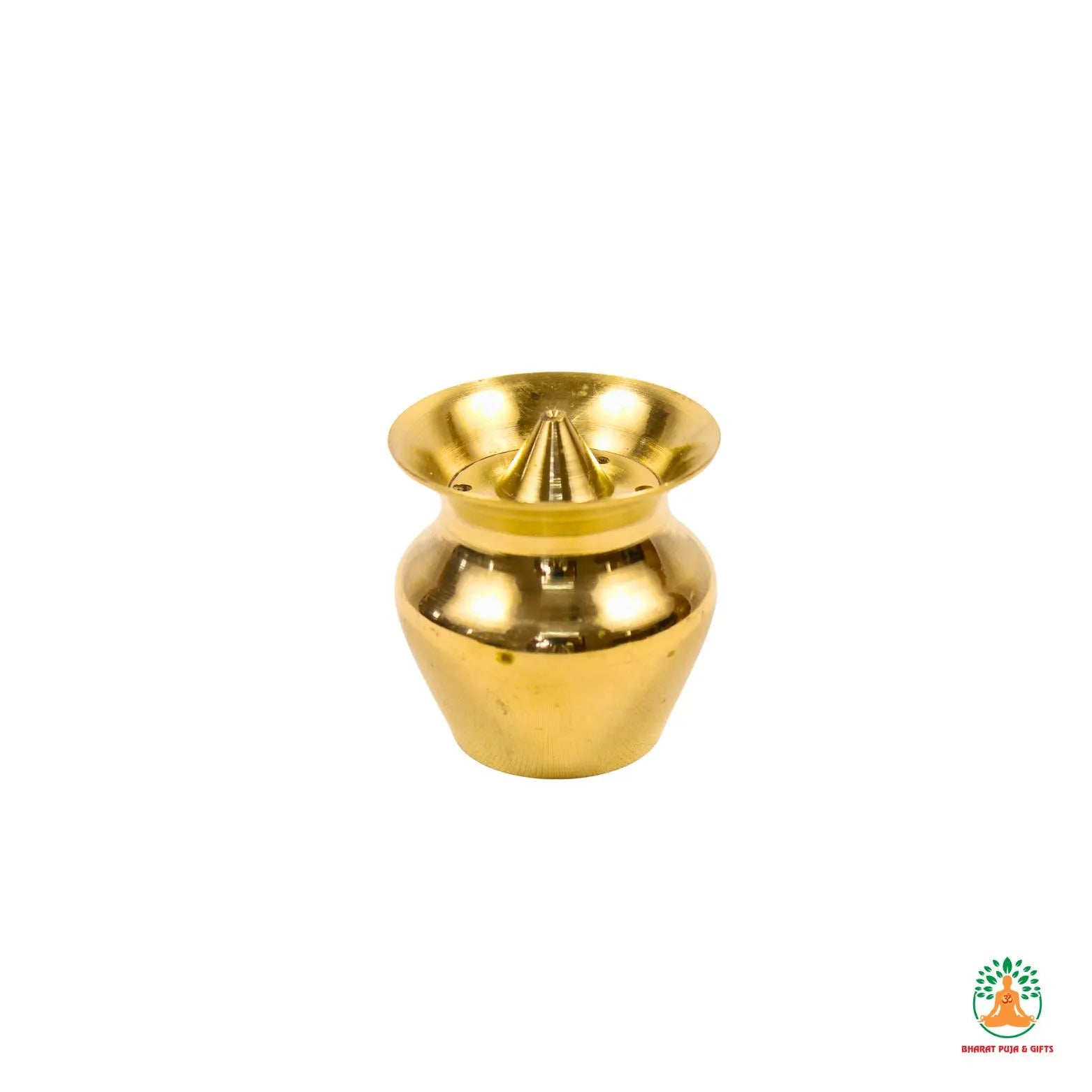 Brass Small Agarbatti Stand 10 cm | Brass Handcrafted Incense Holder | Decorative Brass Incense Stand