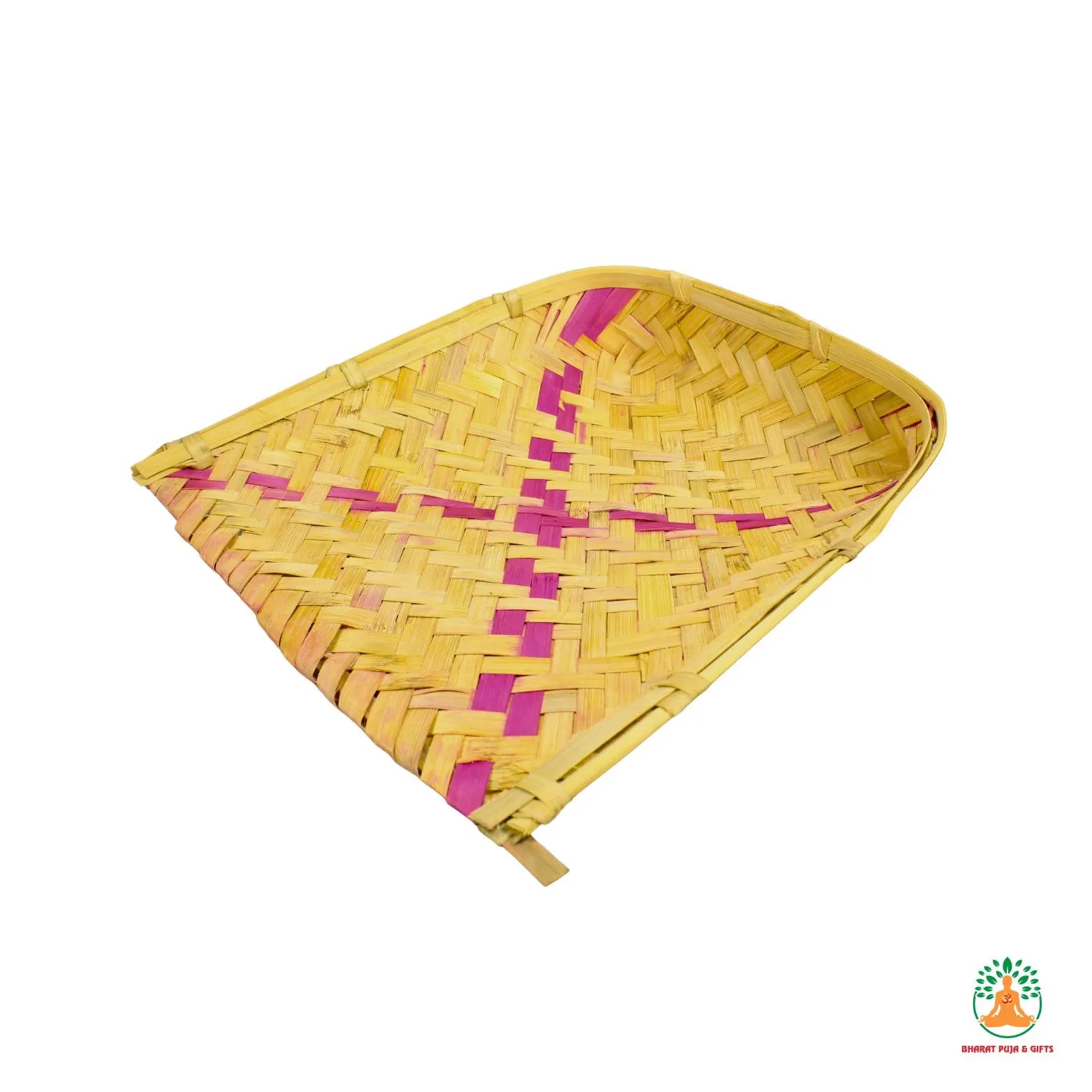 Handwoven Bamboo Soop | Eco-Friendly Cleaning Tray for Home, Kitchen, Spiritual Spaces | Chhath Puja
