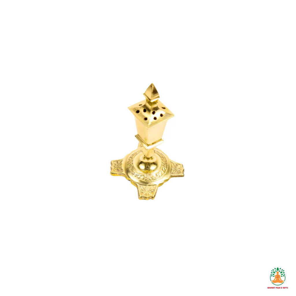 Brass Incense Stick Holder | Brass Agarbatti Stand | Traditional Puja Incense Holder | Brass Incense Stand