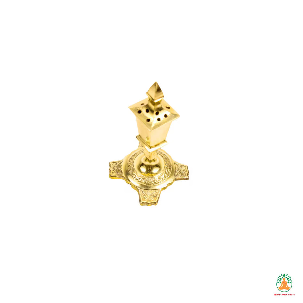 Brass Incense Stick Holder | Brass Agarbatti Stand | Traditional Puja Incense Holder | Brass Incense Stand