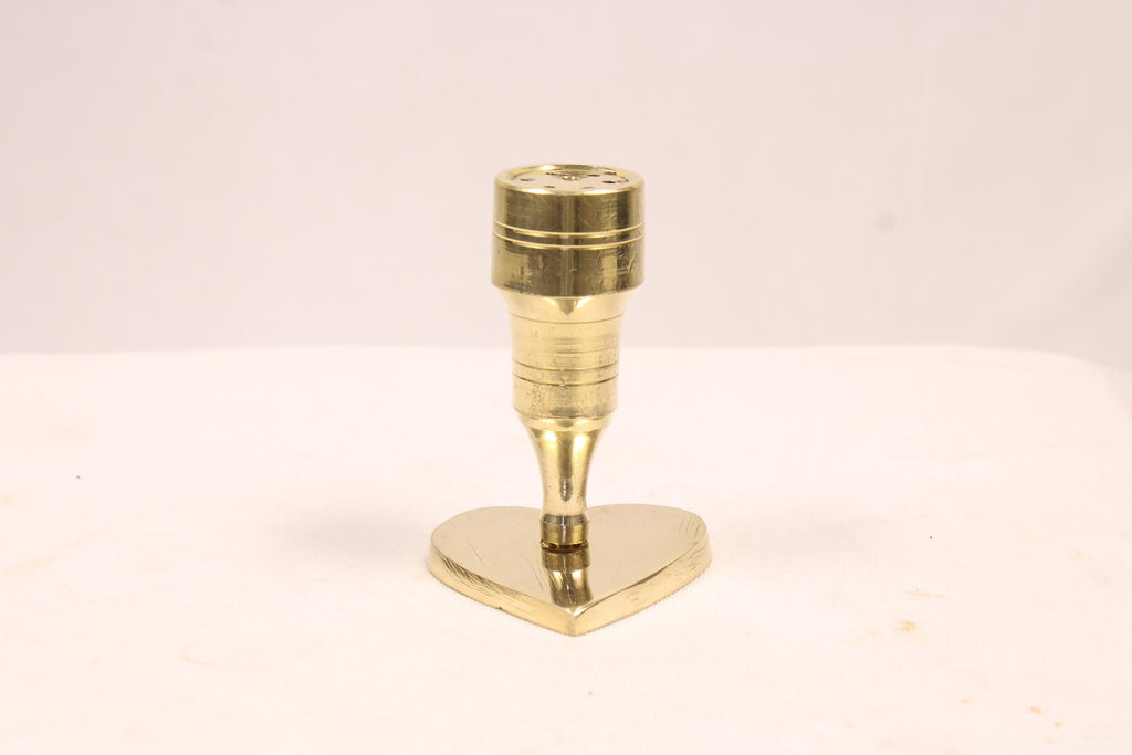 Heart-Shaped Brass Agarbatti Stand | Decorative Brass Incense Stick Holder
