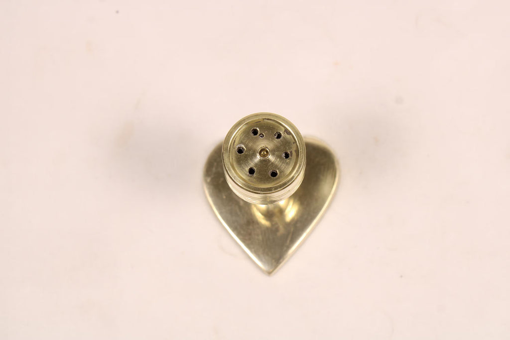 Heart-Shaped Brass Agarbatti Stand | Decorative Brass Incense Stick Holder