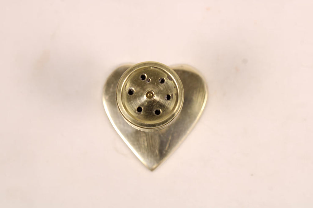 Heart-Shaped Brass Agarbatti Stand | Decorative Brass Incense Stick Holder