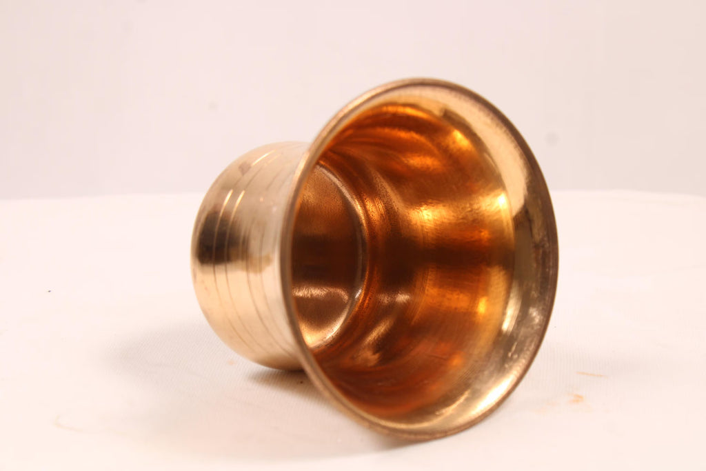 Panch Patra Set | Achaman Patra Pali Copper Plate | Copper Achaman Set