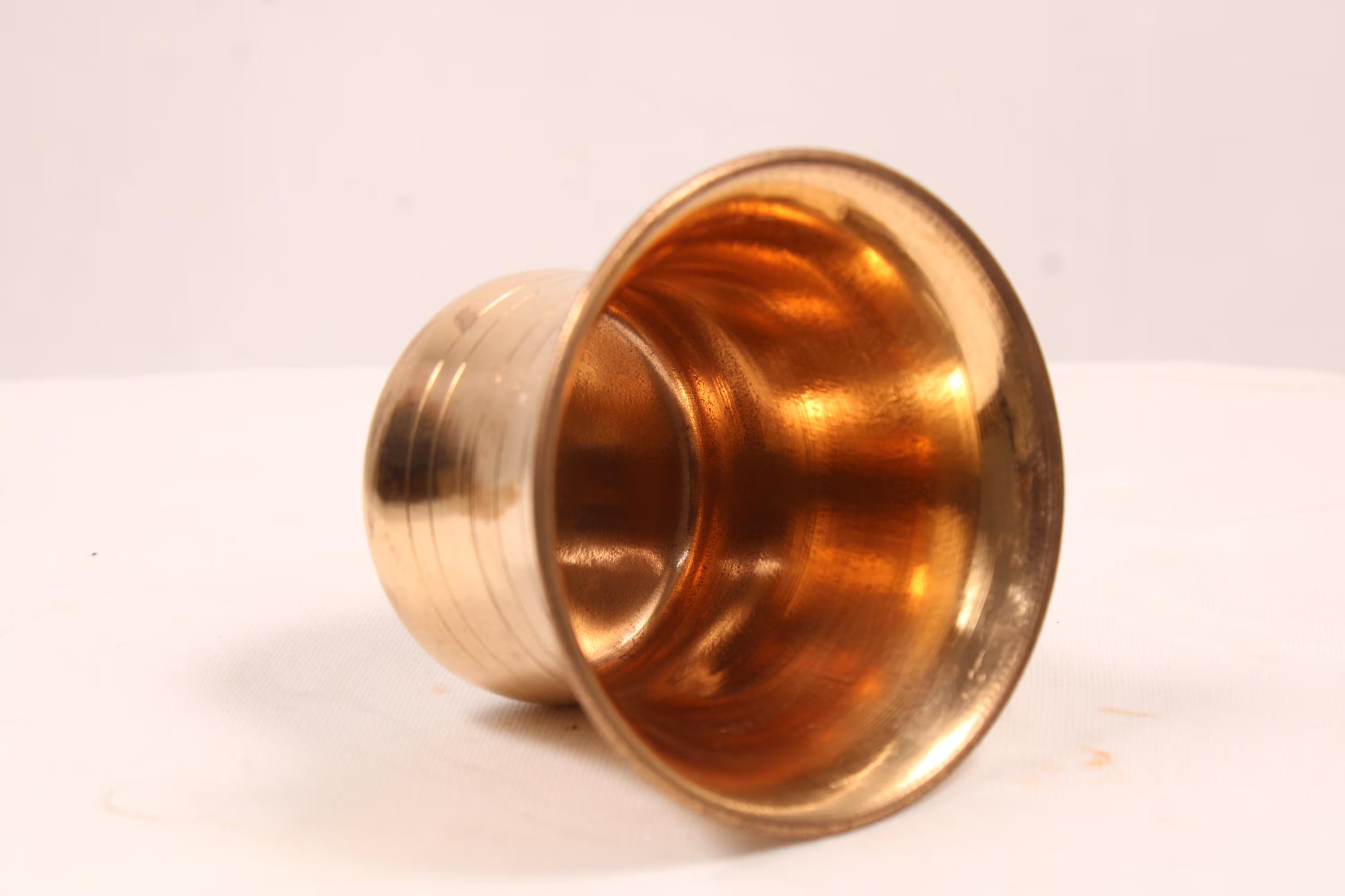 Panch Patra Set | Achaman Patra Pali Copper Plate | Copper Achaman Set