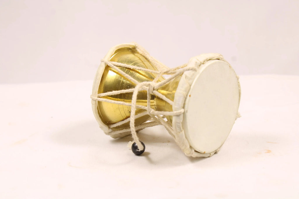 Brass Damroo | Traditional Indian Shiva Folk Musical Instrument | Shiva Damru Damroo | Shiva Drum | Mahashivaratri Maha Shivaratri Gift