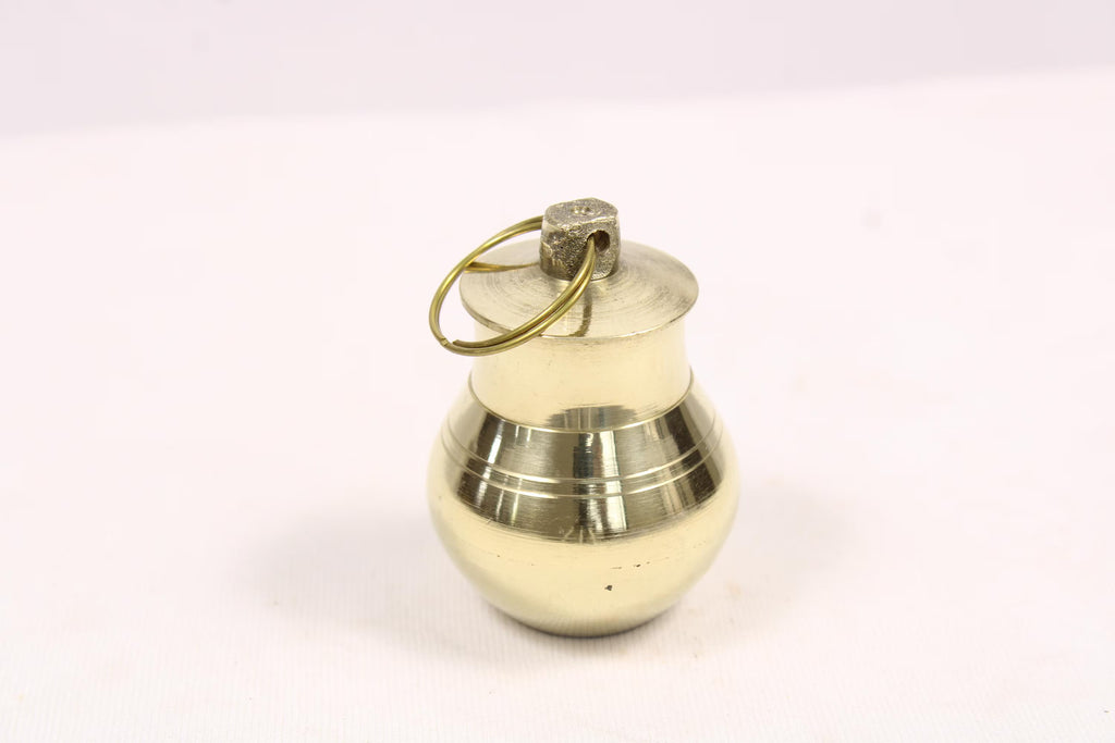 Brass Gangajali | Brass Gangajal Lota Kalash | Brass Kamandal | Traditional Holy Water Pot for Puja, Abhishekam | Sacred Water Vessel