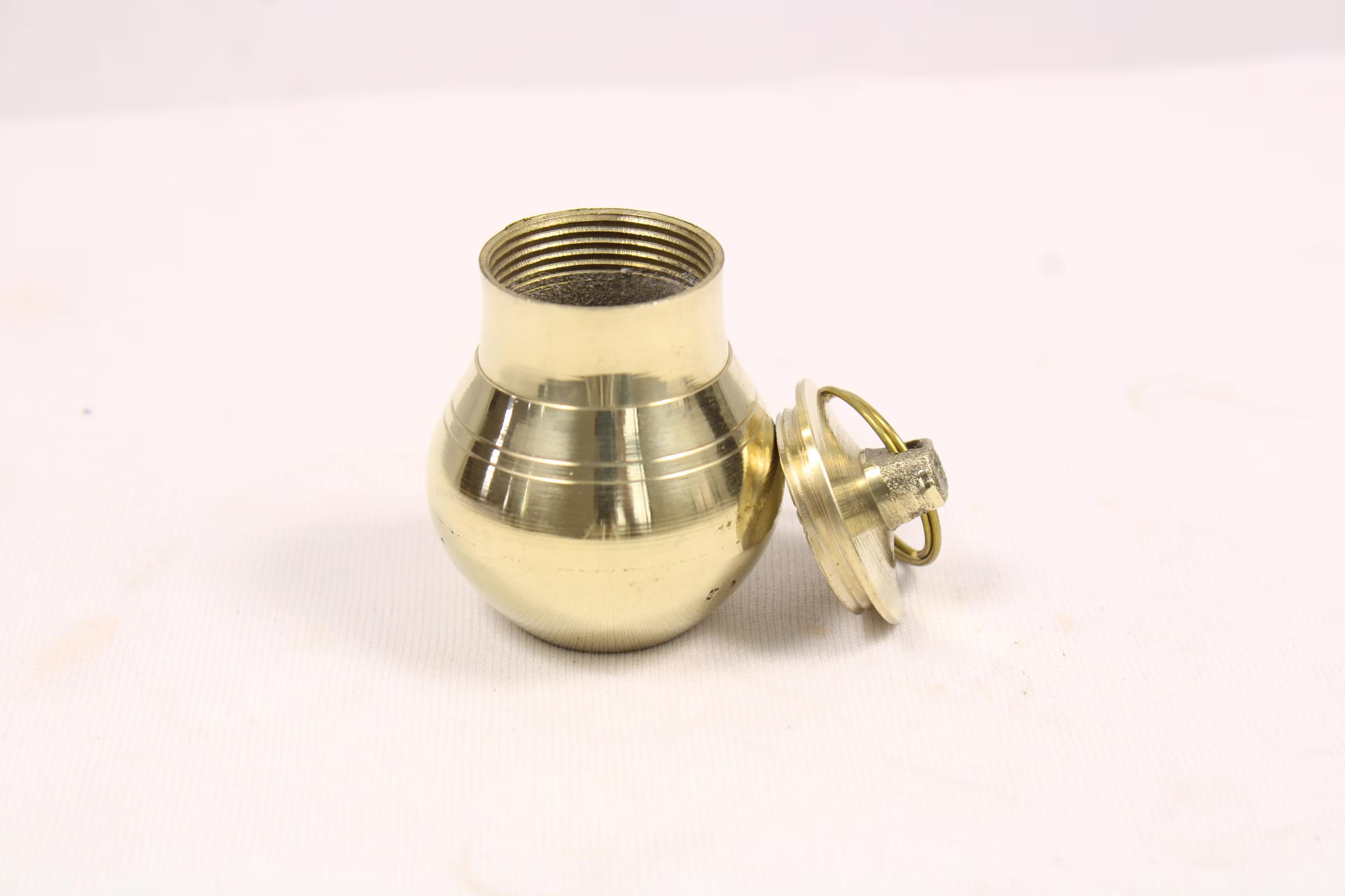 Brass Gangajali | Brass Gangajal Lota Kalash | Brass Kamandal | Traditional Holy Water Pot for Puja, Abhishekam | Sacred Water Vessel