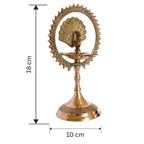 Brass Peacock Samai Diya| Brass Decorative Oil Lamp | Traditional Oil Deepam | Diwali Decor | Indian Home Decor | Temple Altar Decor