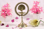 Brass Peacock Samai Diya| Brass Decorative Oil Lamp | Traditional Oil Deepam | Diwali Decor | Indian Home Decor | Temple Altar Decor
