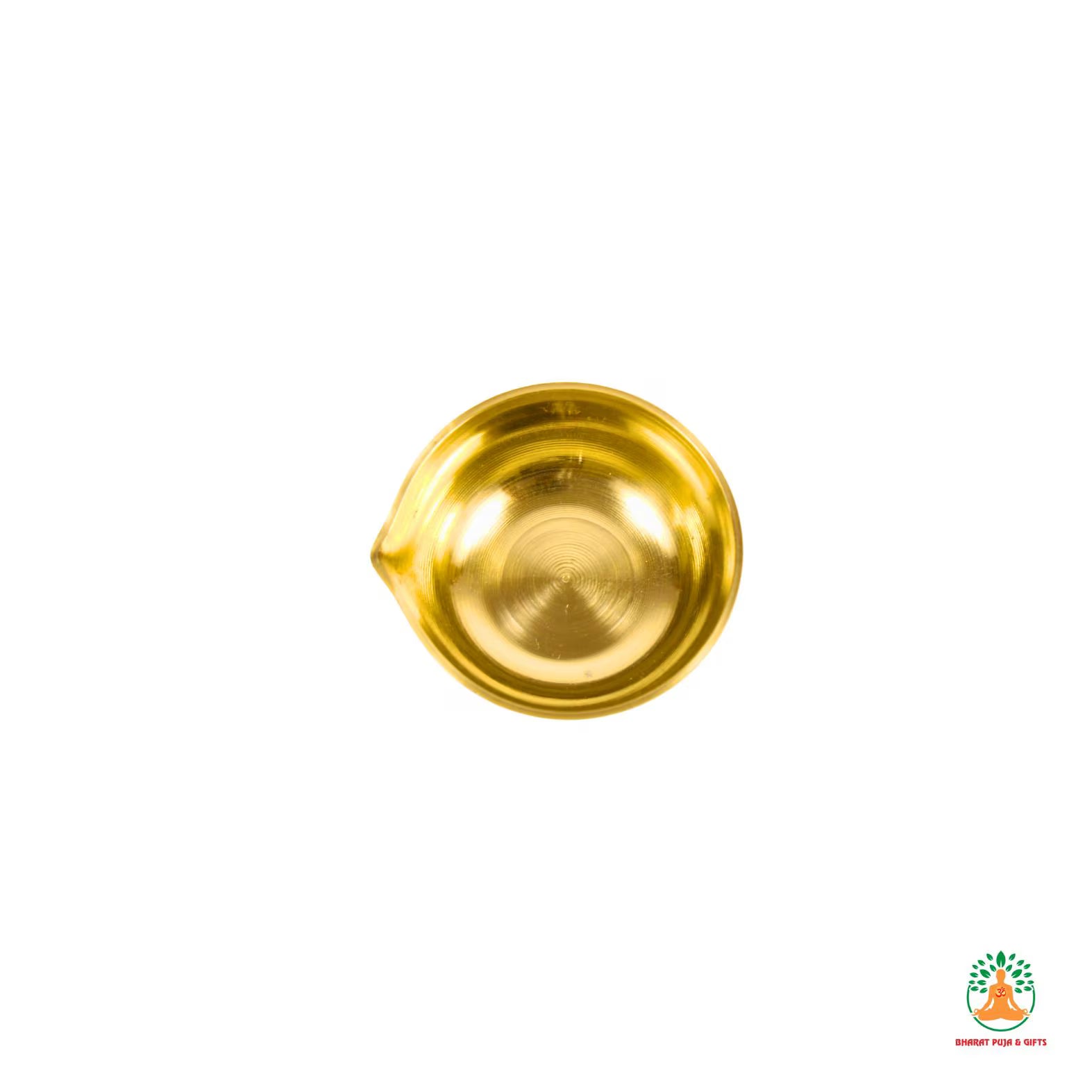 Small Brass Diya | Handcrafted Brass Oil Lamp