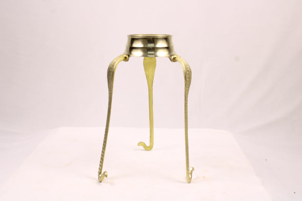 Edit | Brass Jaladhari Tripai Stand | Lota Abhishek Stand for Shivling Puja, Abhishekam & Mandir Use