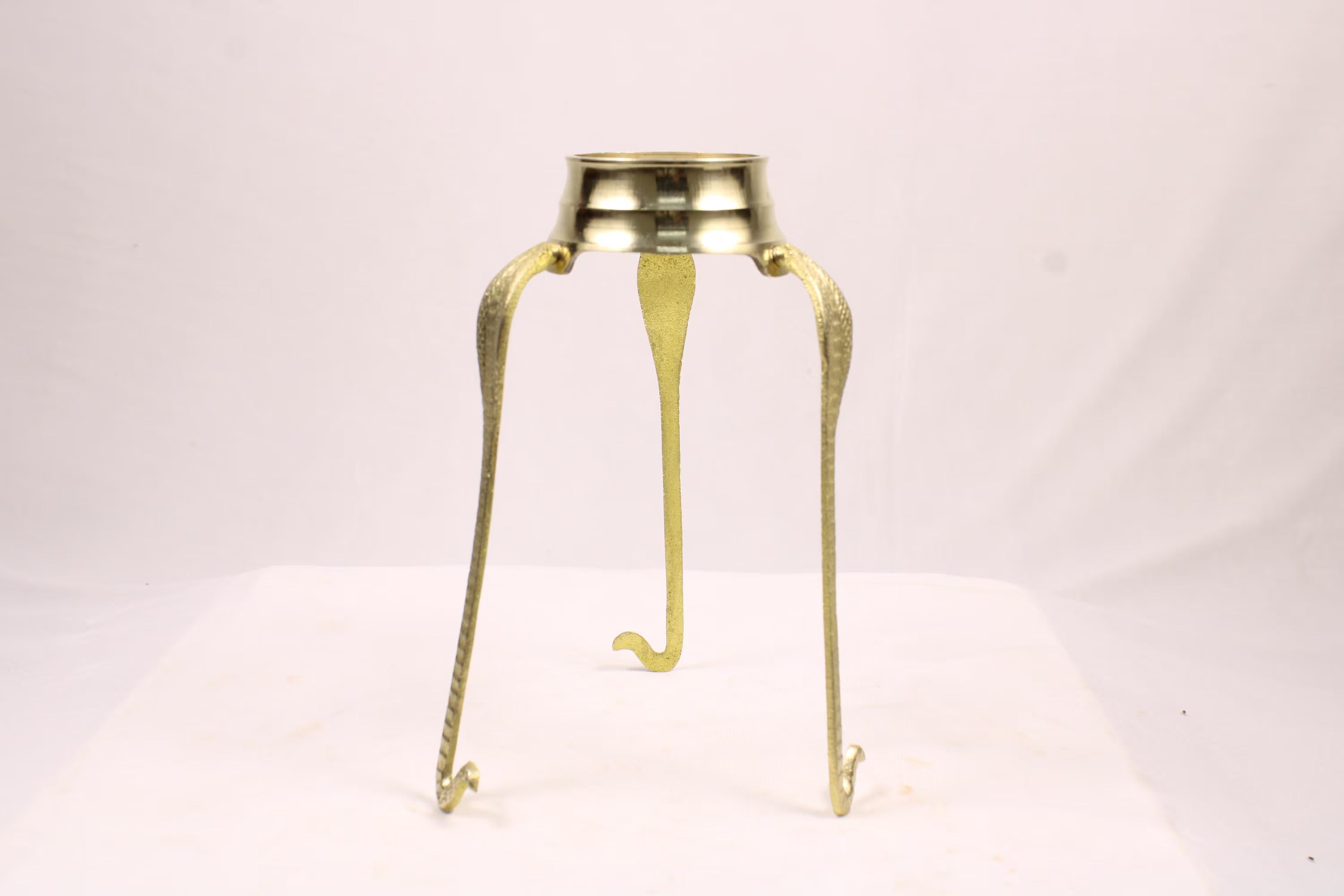 Edit | Brass Jaladhari Tripai Stand | Lota Abhishek Stand for Shivling Puja, Abhishekam & Mandir Use