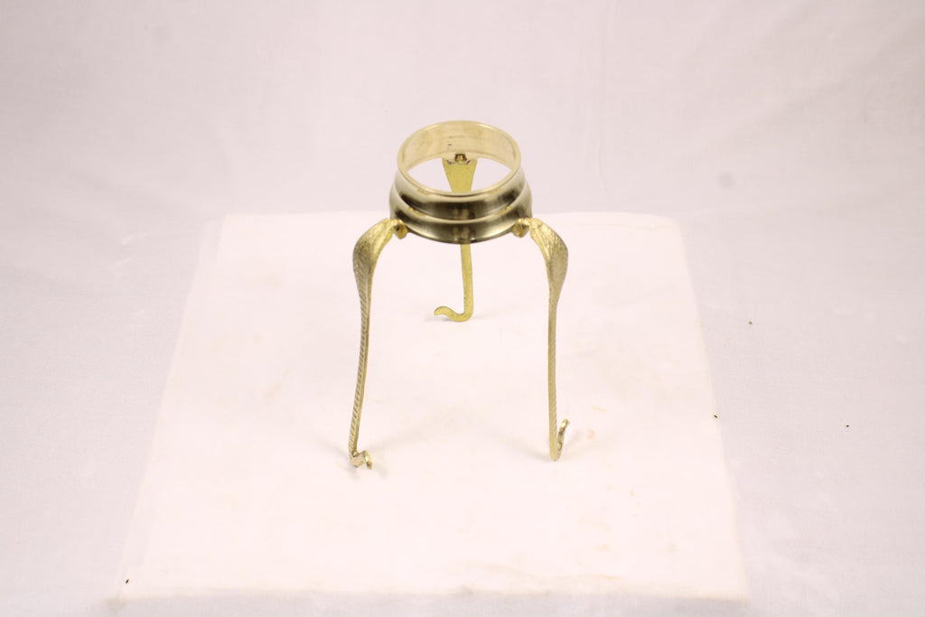 Edit | Brass Jaladhari Tripai Stand | Lota Abhishek Stand for Shivling Puja, Abhishekam & Mandir Use