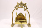 Brass Krishna Jhula Swing | Traditional Jhula for Lord Krishna | Gopal Swing | Gopal Jhula