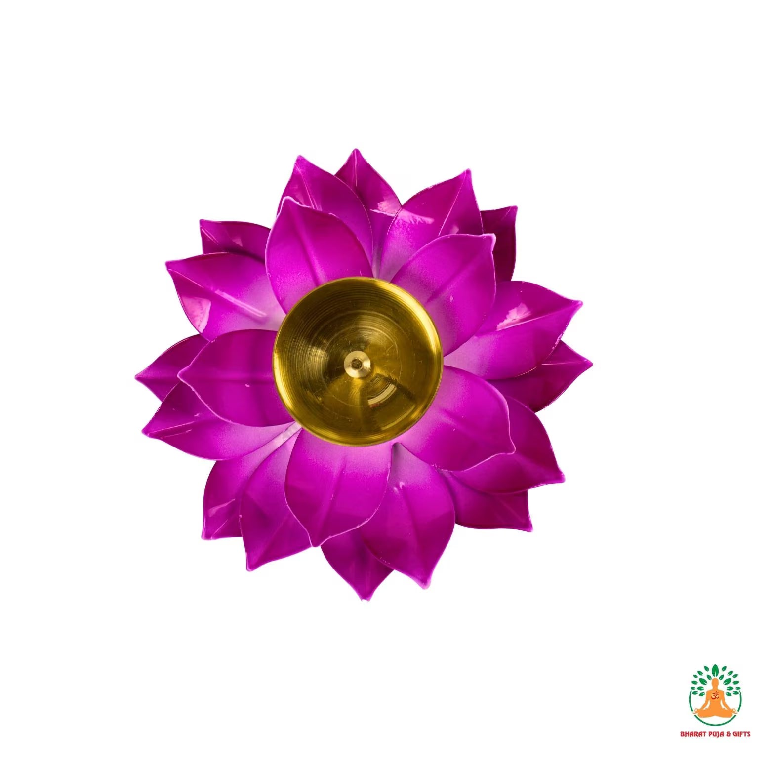Brass Diya - Pink Lotus | Festive Diwali Oil Lamps |