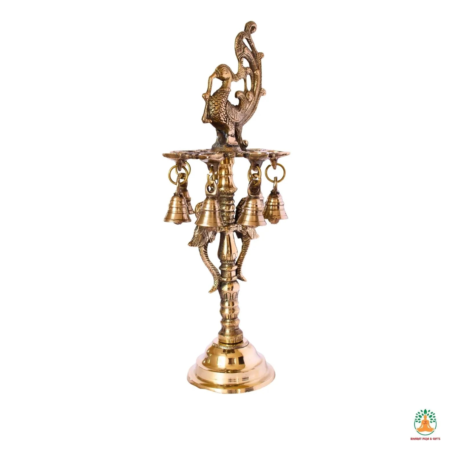Brass Lamp Samai | South Indian Diya| Brass Annapakshi Kuthu Vilakku | Brass Annam Kuthuvilakku Oil Lamp | Kerala Oil Lamp | Long Samai Diya