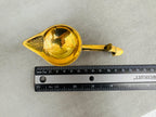 Brass Arti Diya with Handle | Brass Aarti Oil Lamp