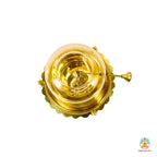 Brass Akhand Jyoti Diya with Glass Cover | Brass Akhand Jyot Diya | Traditional Brass Oil Lamp | Long Burning Oil Lamp | Adjustable Oil Lamp
