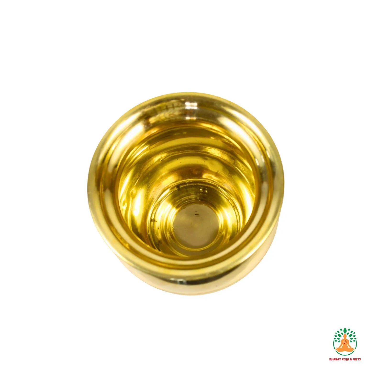 Big Size Pital Lota | Brass Lota Kalash for Puja | Traditional Water Pot | 5 inch