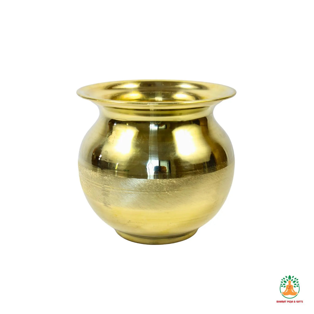 Big Size Pital Lota | Brass Lota Kalash for Puja | Traditional Water Pot | 5 inch